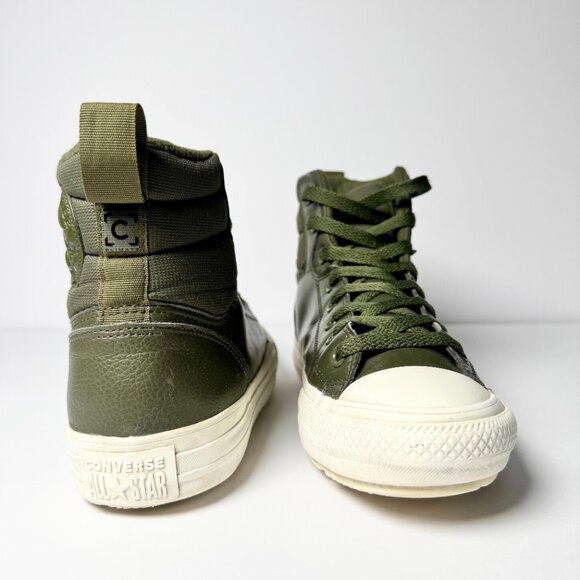 Converse All Star Berkshire Boots Cargo Khaki Egret US Sz Men's 8 / Women's 10 - Picture 7 of 14